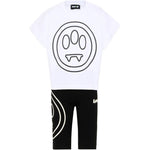 Barrow Kids Completo Bianco e Nero con Logo per Bambini