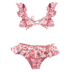 4Giveness Costume Bikini Antibes Rosa per Bambine