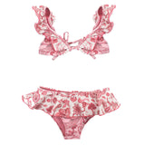 4Giveness Costume Bikini Antibes Rosa per Bambine