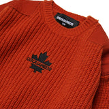 Dsquared2 Kids Maglione Terracotta con Logo per Unisex