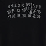 Maison Margiela Kids T-Shirt Nero con Logo Unisex