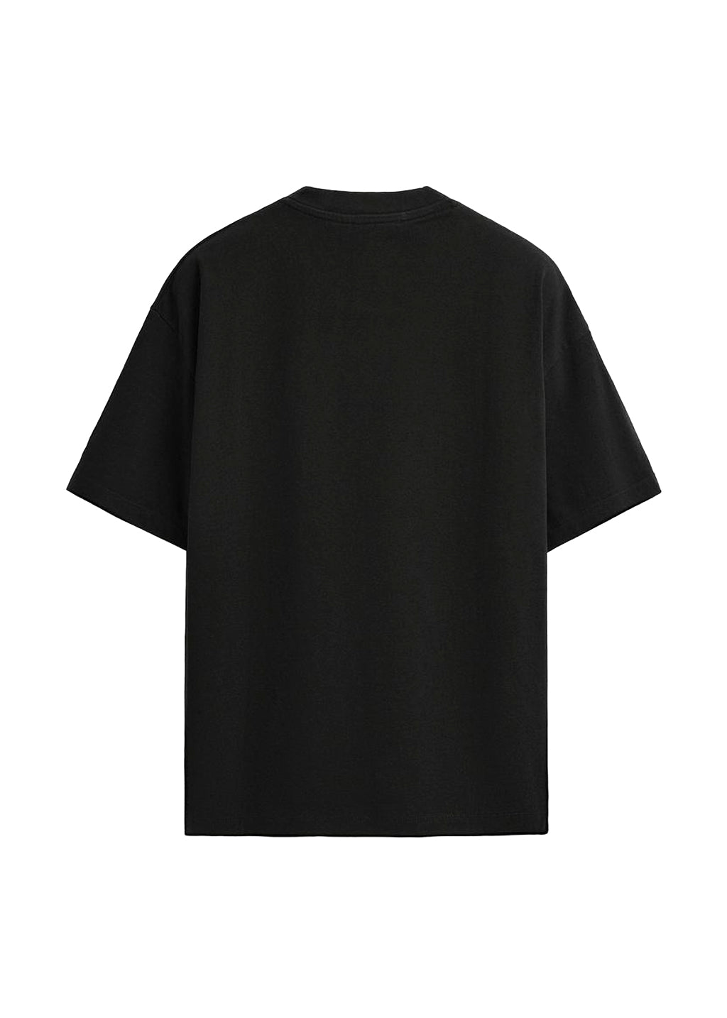 Yes London T-shirt Nera Over con Patch Logo per Bambini