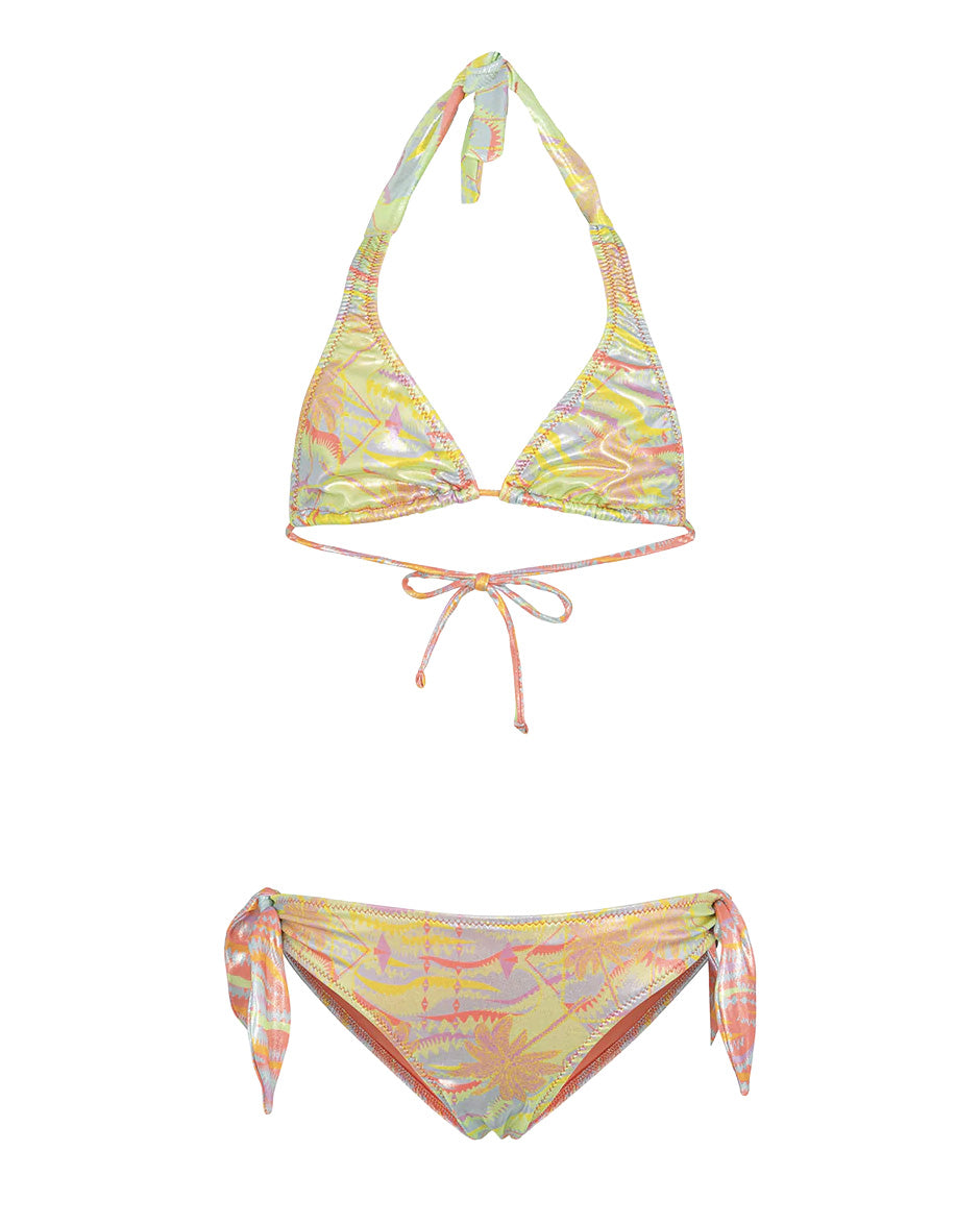 F**K Kids Costume Due Pezzi Fantasia Multicolor per Bambine