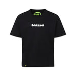 Barrow Kids T-shirt Nera con Stampa Retro per Bambini (fronte)