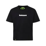 Barrow Kids T-shirt Nera con Stampa Retro per Bambini (fronte)