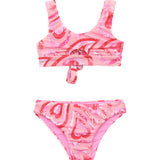 EffeK Costume Bikini Rosa/Fucsia per Bambine