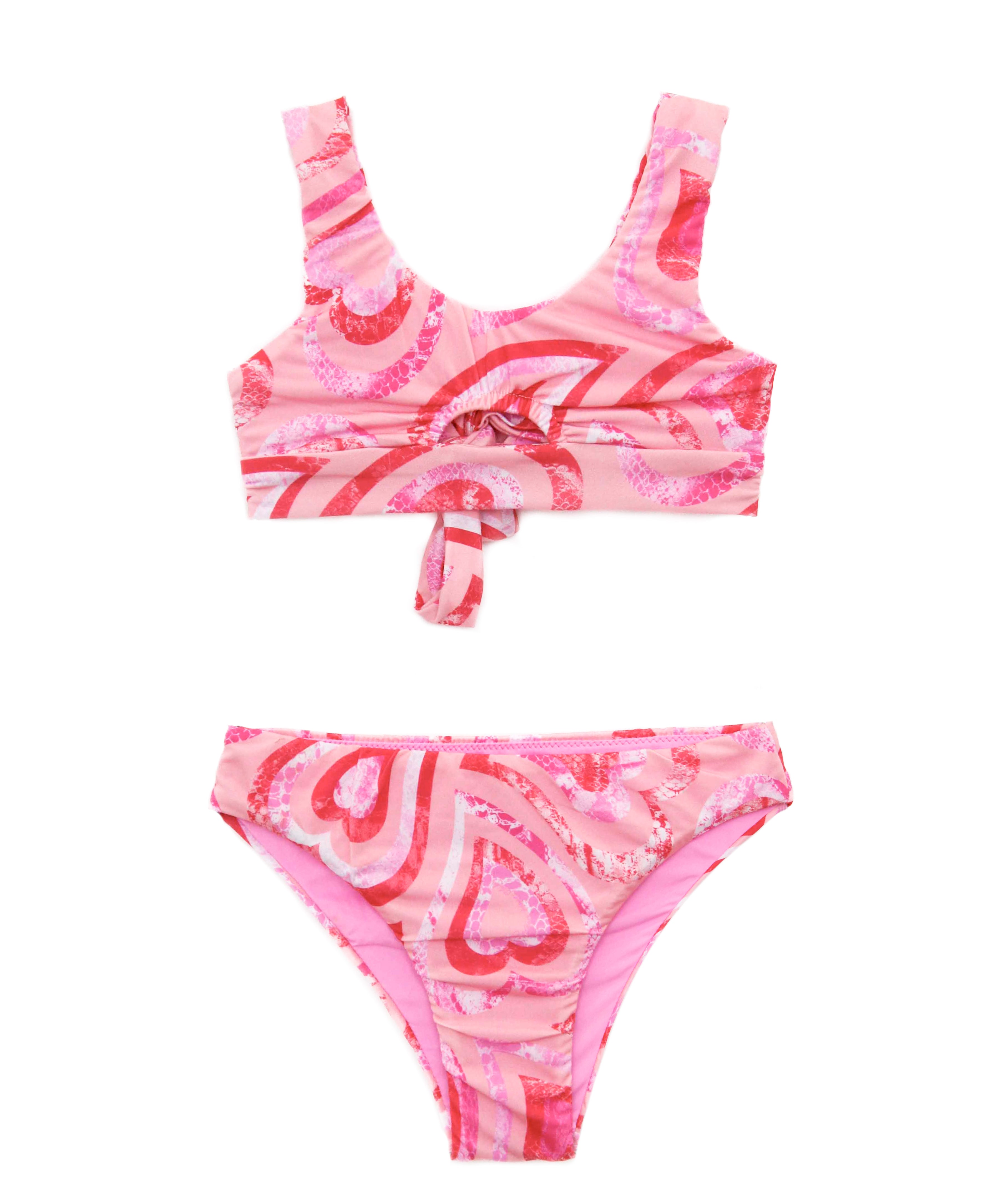 EffeK Costume Bikini Rosa/Fucsia per Bambine