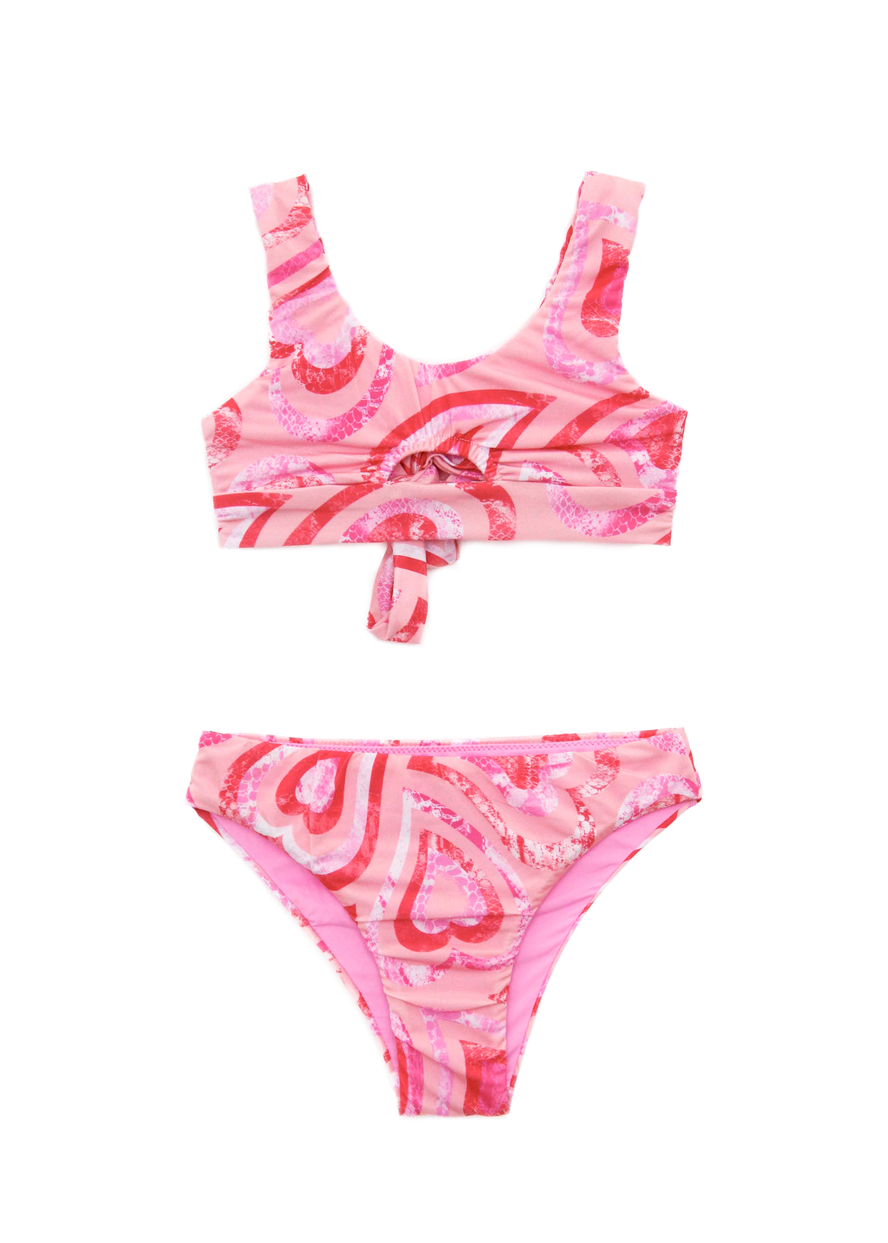 EffeK Costume Bikini Rosa/Fucsia per Bambine