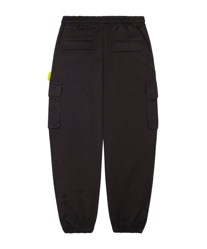 Barrow Kids Pantaloni Neri con Strass per Bambine (retro)