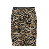 N21 Kids Gonna Longhette Animalier con Patch Logo per Bambine