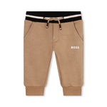Boss Kids Pantaloni Biscotto in Felpa per Neonati