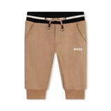 Boss Kids Pantaloni Biscotto in Felpa per Neonati
