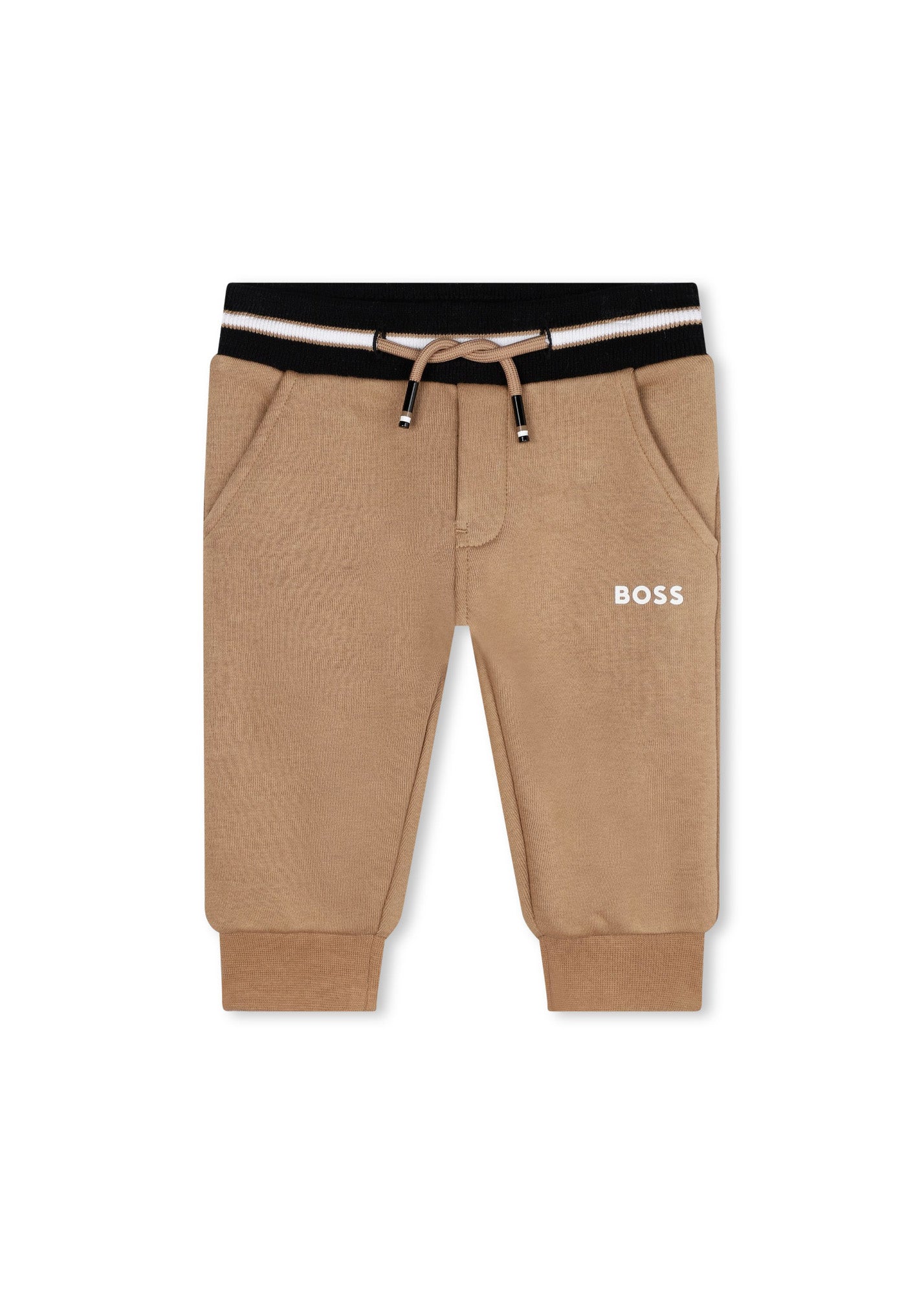 Boss Kids Pantaloni Biscotto in Felpa per Neonati