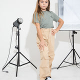 Calvin Klein Kids Green Printed T-Shirt for Kids