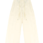 Yes London Kids Pantalone Beige con Coulisse per Bambini