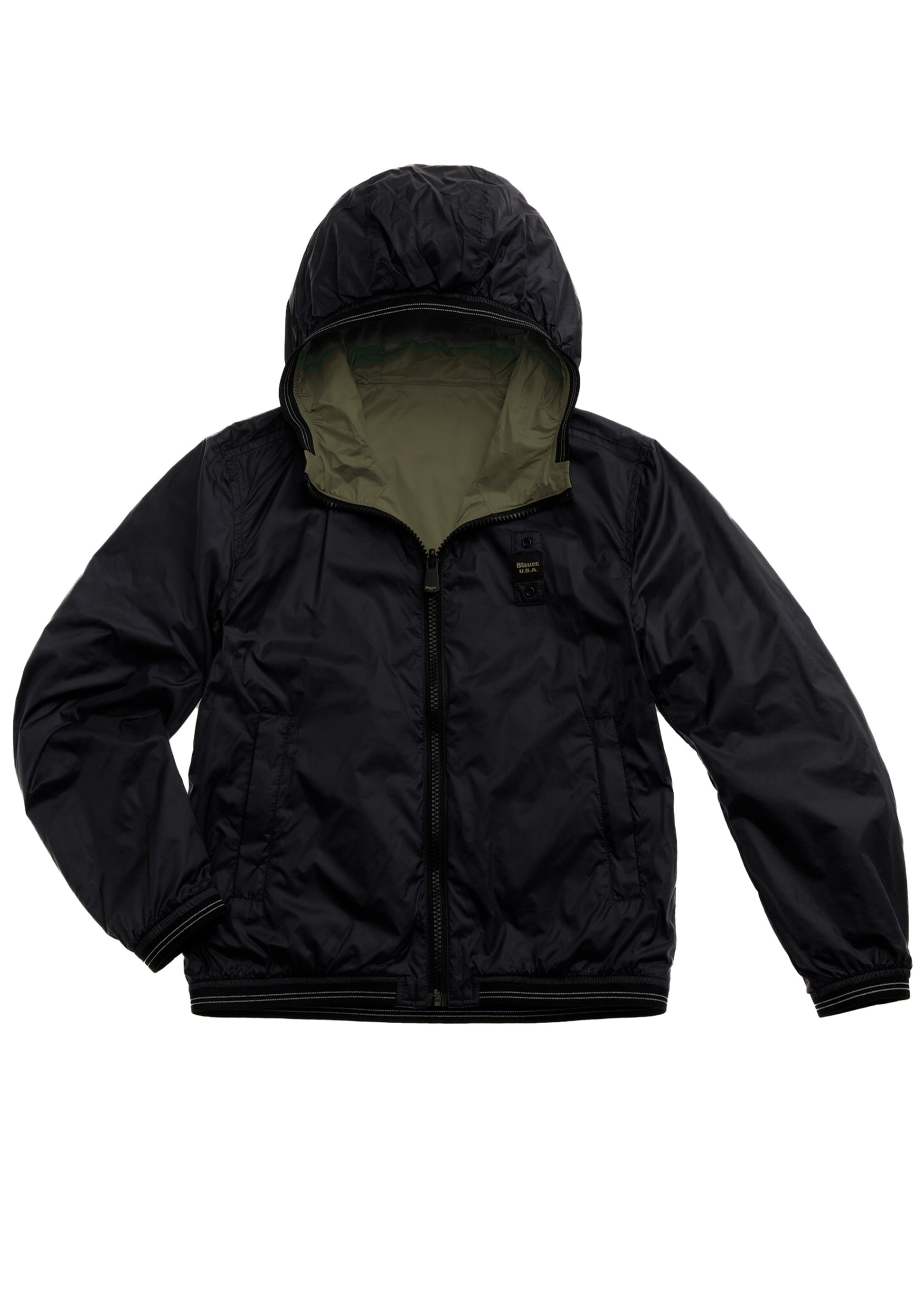 Blauer Kids Giubbino Reversibile Nero Alkyris per Bambini