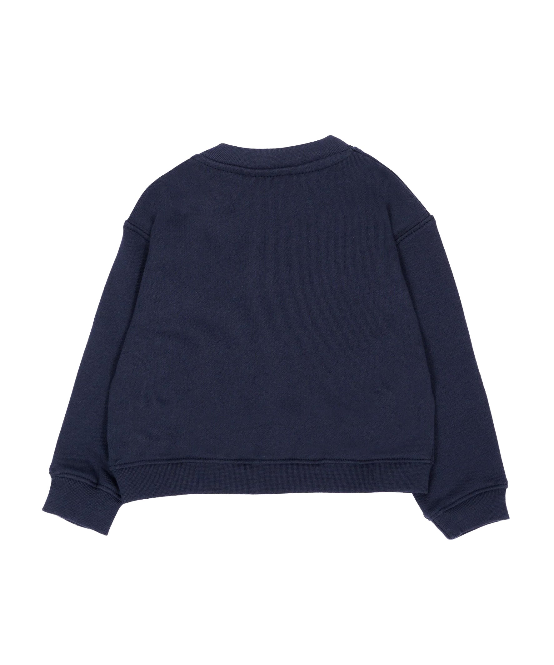 Palm Angels Kids Felpa Blu con Logo per Neonati