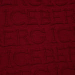 Iceberg Kids Maglione Bordeaux con Logo in Rilievo per Bambini (dettaglio)