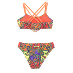 4GIVENESS Costume Bikini a Fascia Fantasia Cashemire per Bambine