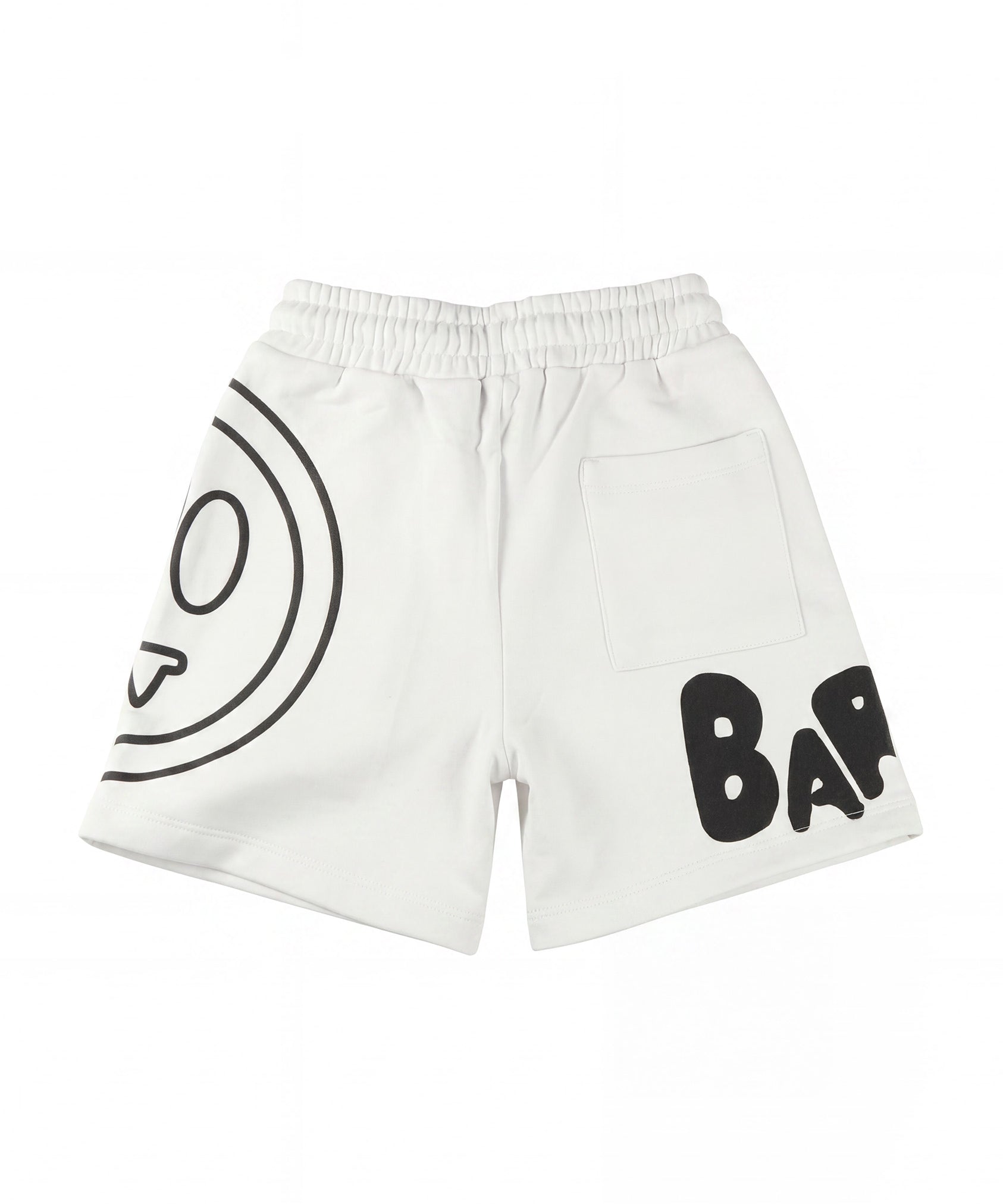 Barrow Kids Short Bianco con Stampa Logo Unisex