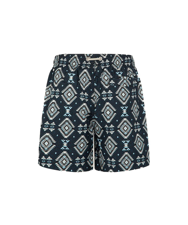 Effek Costume Boxer Fantasia Astratta Nera per Bambini