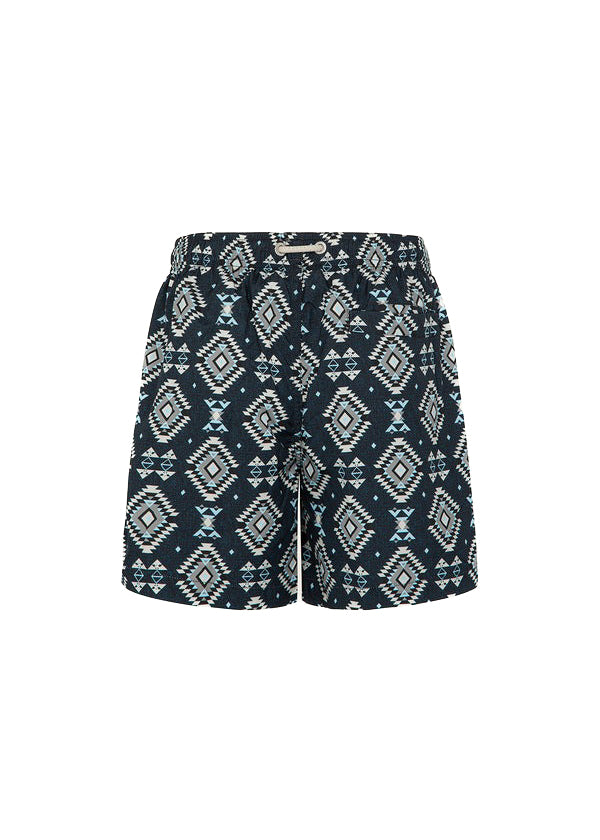 Effek Costume Boxer Fantasia Astratta Nera per Bambini