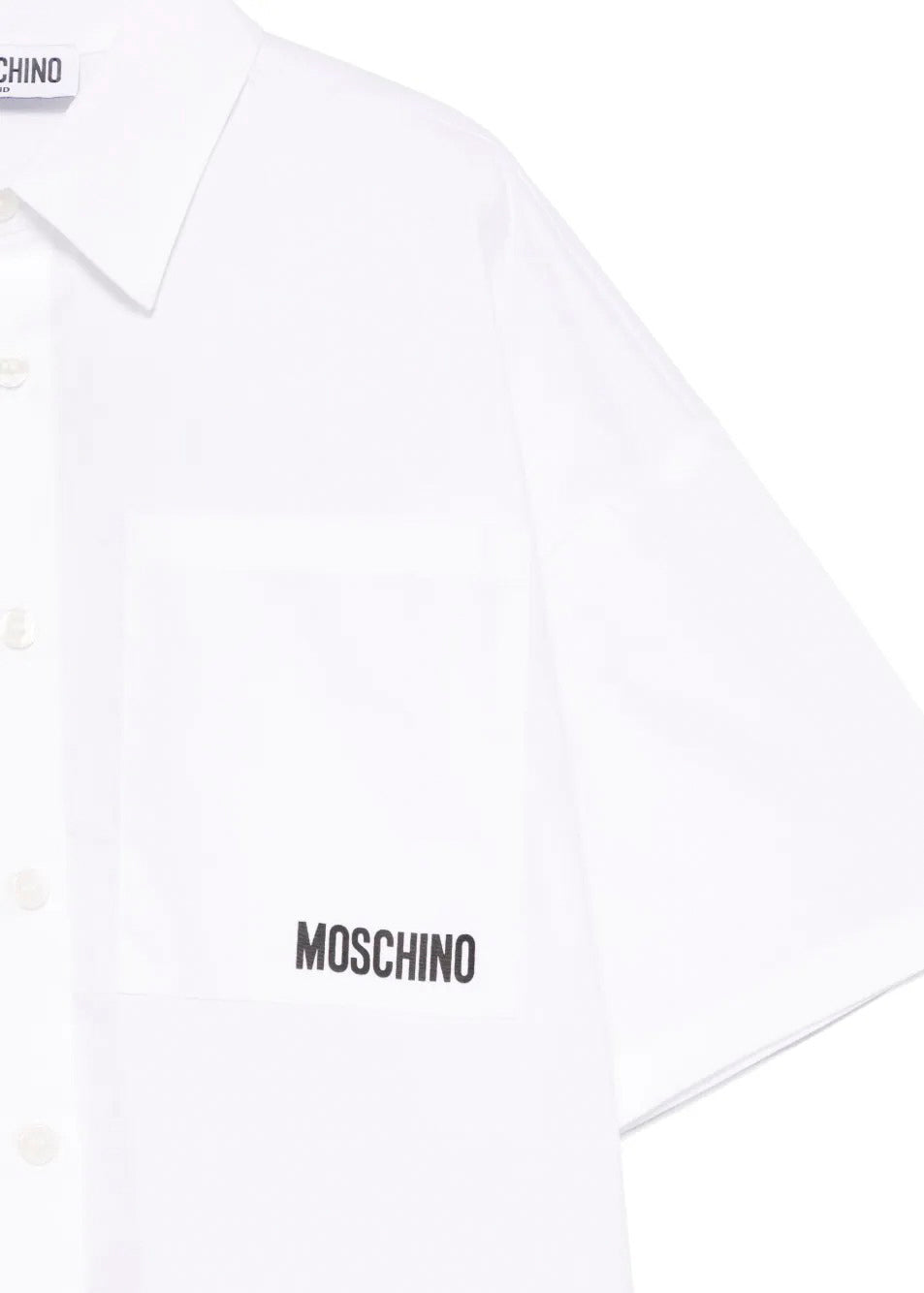 Moschino Kids Camicia Bianca con Stampa Toy per Bambini (dettaglio)