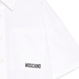 Moschino Kids Camicia Bianca con Stampa Toy per Bambini (dettaglio)