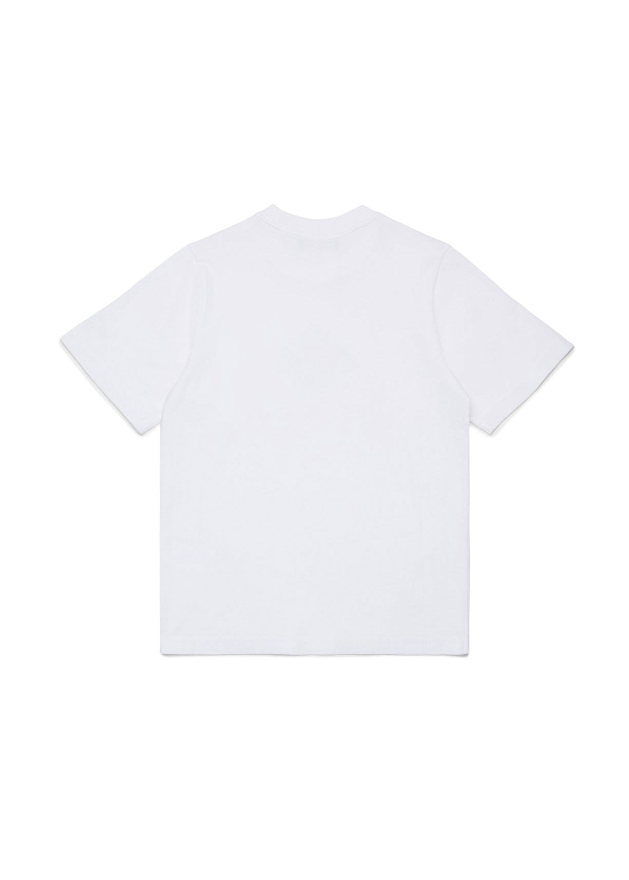 Dsquared2 Kids T-shirt Bianca con Stampa Leaf