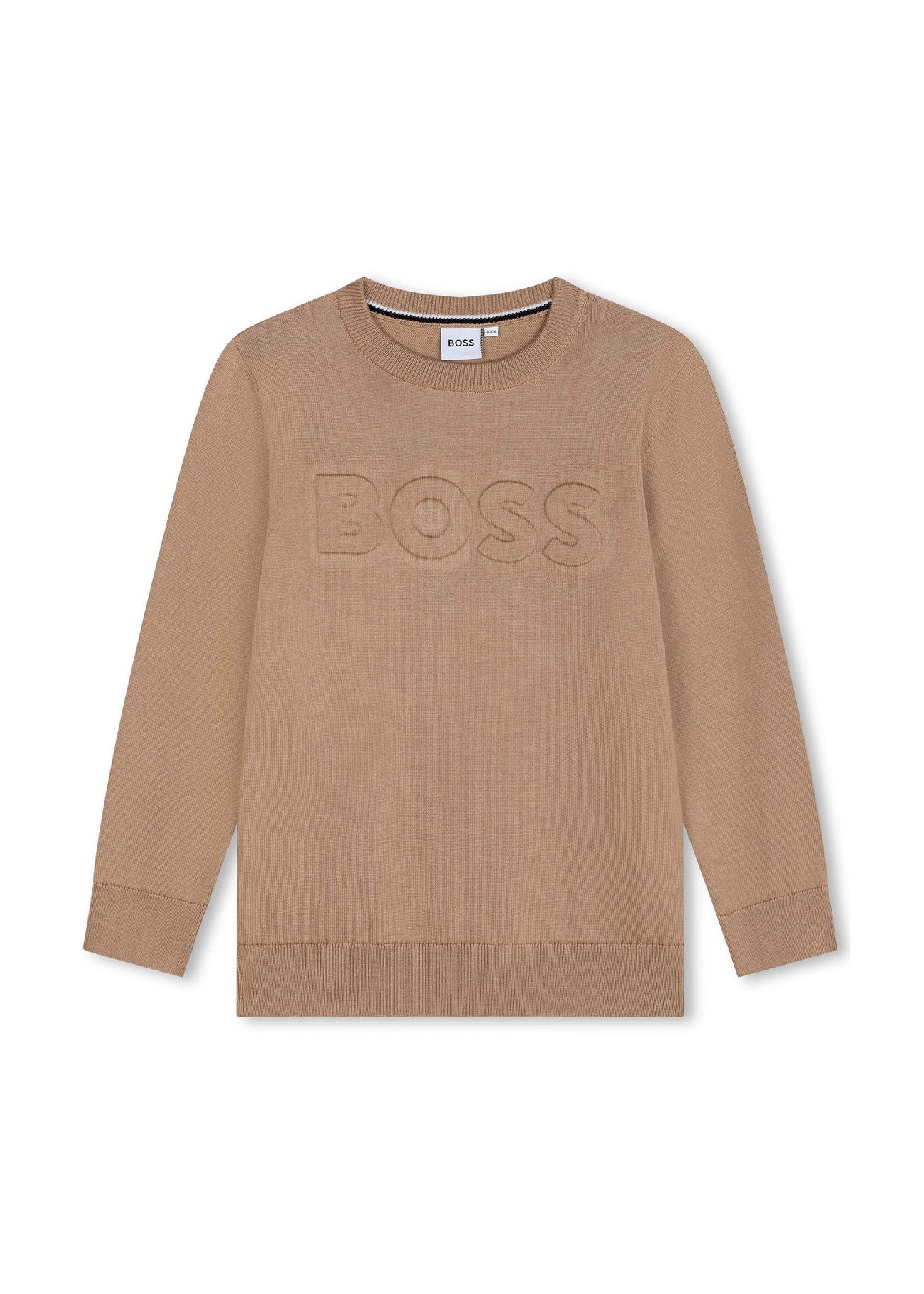 Boss Kids Felpa Biscotto Girocollo con Logo per Bambini