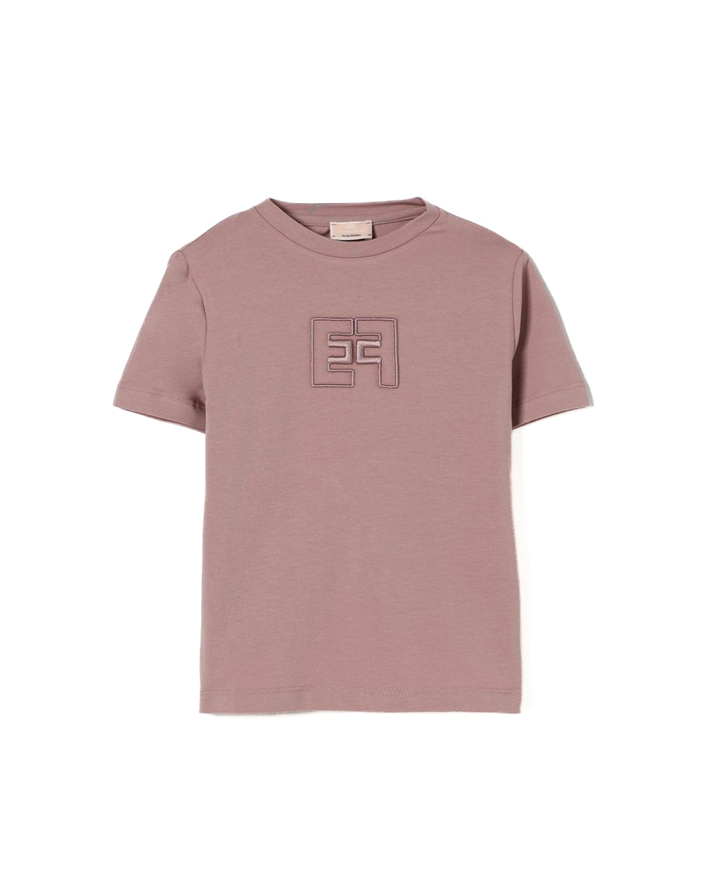 Elisabetta Franchi La Mia Bambina T-shirt Sunrise con Logo per Bambine