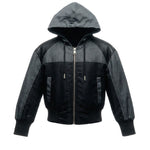 Yes London Kids Giubbino Nero con Zip per Bambini