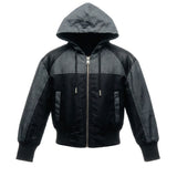 Yes London Kids Giubbino Nero con Zip per Bambini