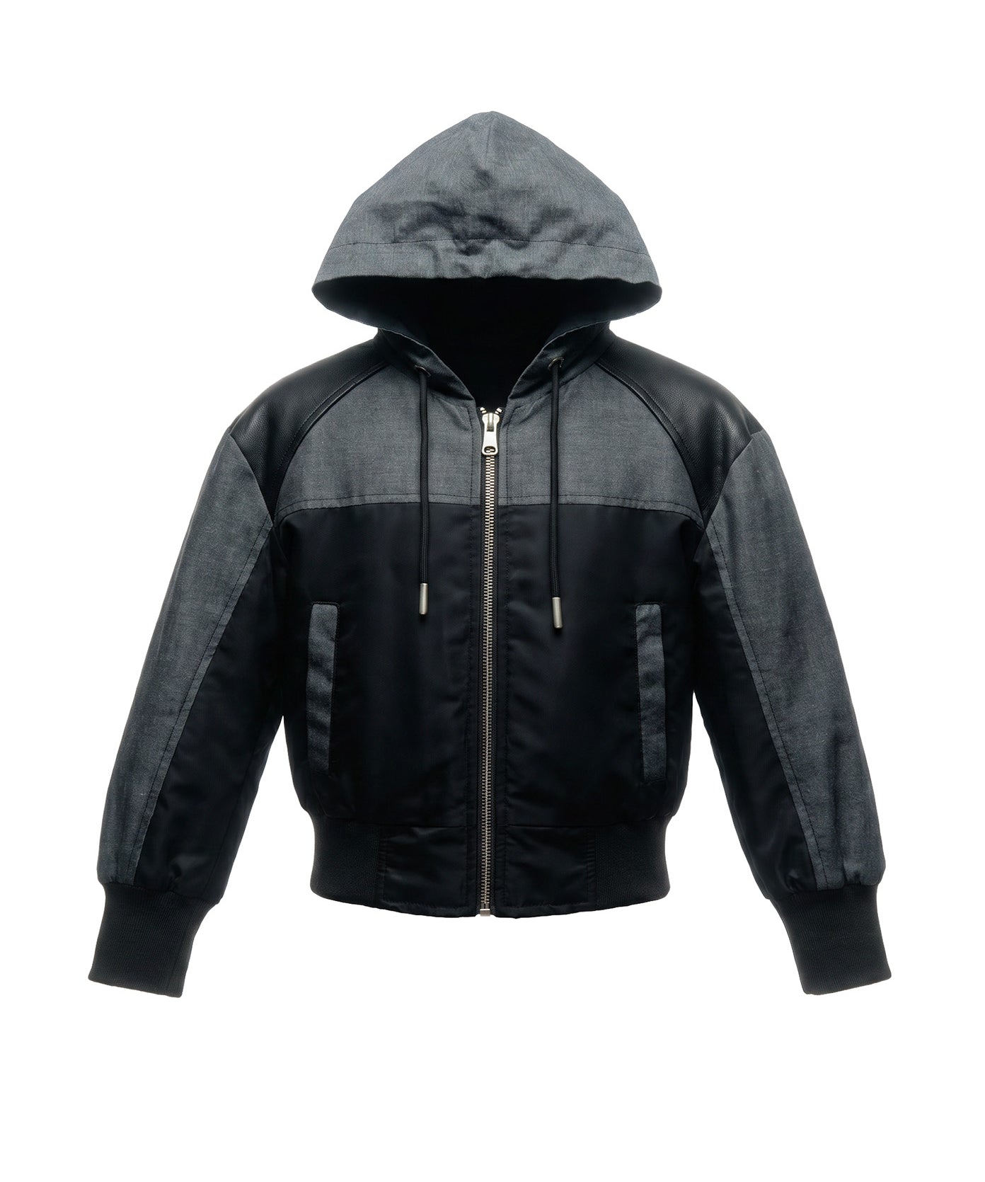 Yes London Kids Giubbino Nero con Zip per Bambini