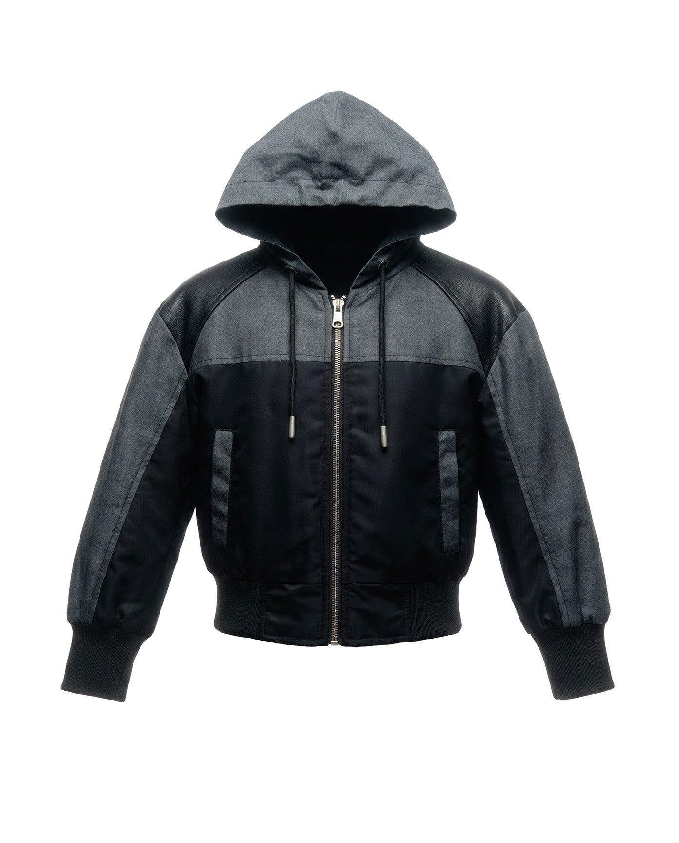 Yes London Kids Giubbino Nero con Zip per Bambini