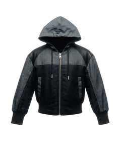 Yes London Kids Giubbino Nero con Zip per Bambini