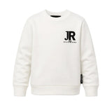 John Richmond Kids Maglione Bianco con Logo per Bambini