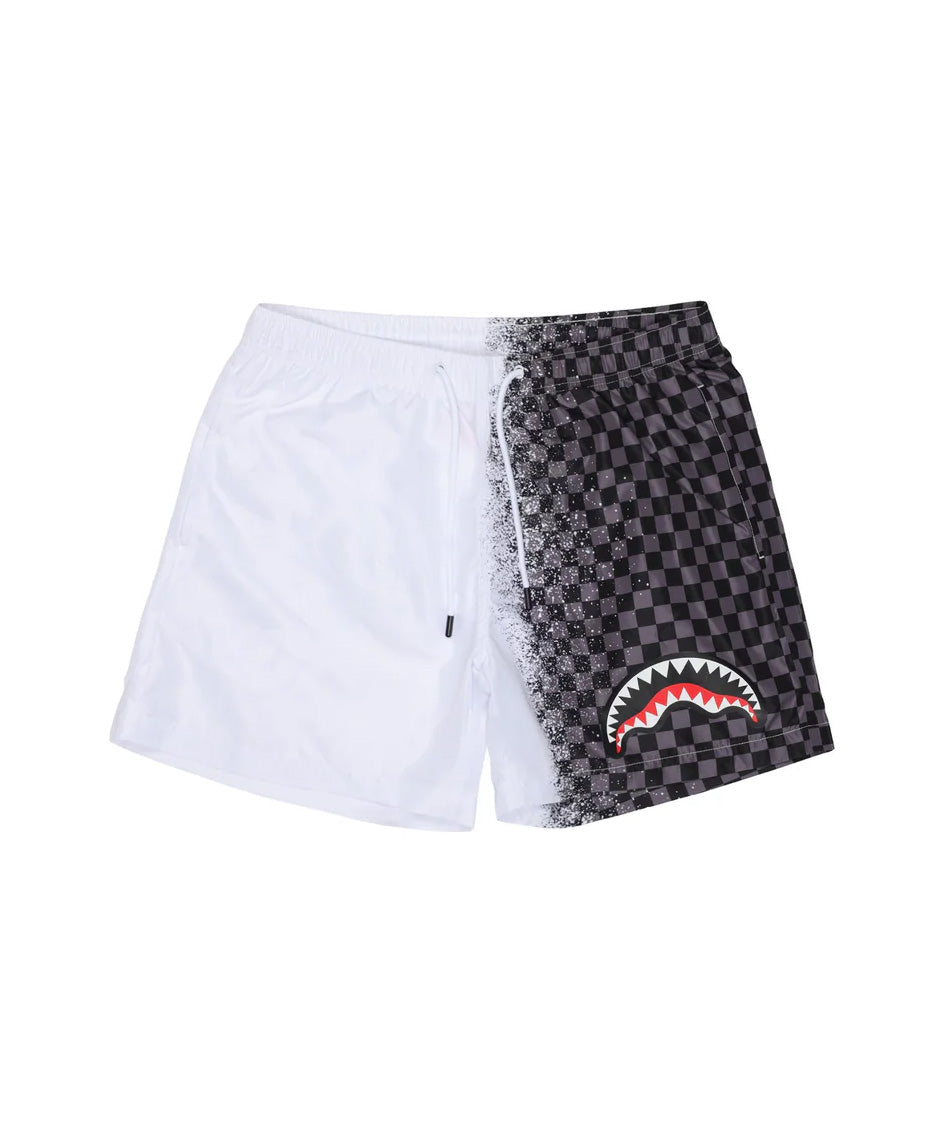 Sprayground Kids costume Fantasia Bianco e Nero a Quadri per Bambini