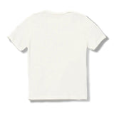 Elisabetta Franchi La Mia Bambina T-shirt Avorio con Logo CC per Bambine