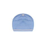 Marlù Cappello Cielo con Dettagli Bianco per Neonati