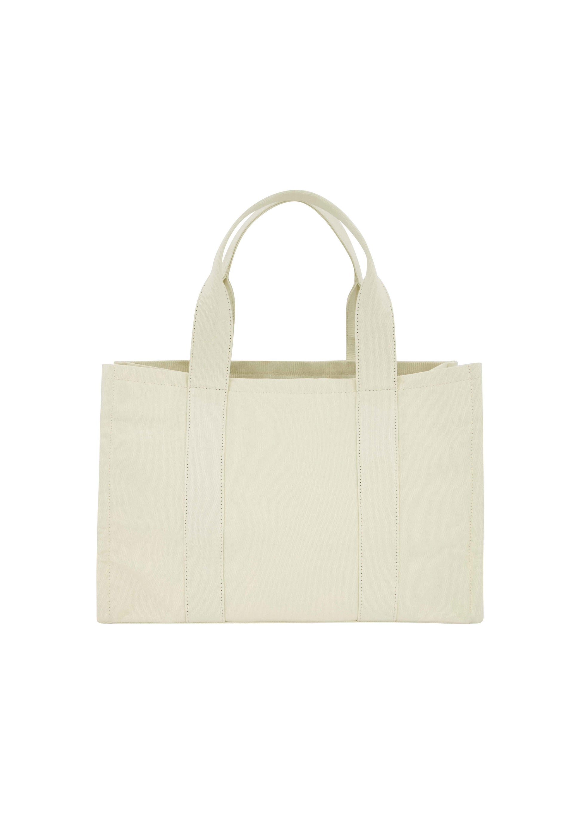 Barrow Kids Borsa Tote Crema con Logo per Bambine (retro)
