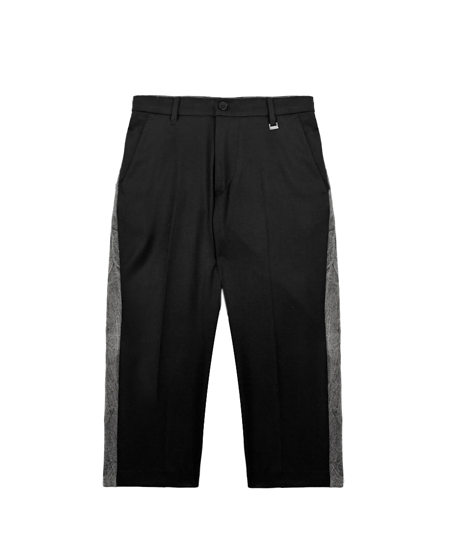 I'M Brian Kids Jeans Denim Nero con Motivo Multicolor per Bambini