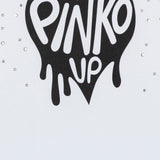 Pinko Kids T-shirt Bianca con Logo e Strass