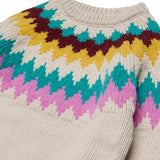 Dsquared2 Kids Maglione Avorio Fantasia Multicolor Unisex