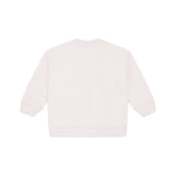 Moschino Kids Felpa Panna con Stampa Colorful per Neonate