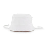 Boss Kids Cappello Reversibile Beige/Bianco per Neonati