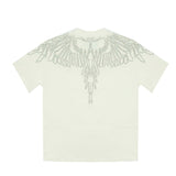 Marcelo Burlon County Of Milan Kids T-Shirt Bianca Design Strass per Bambine