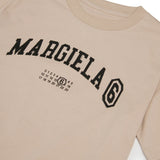 MM6 Maison Margiela Kids Tripack Tre T-Shirt in Cotone Unisex con Logo College per Bambini e Bambine