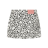 Elisabetta Franchi La Mia Bambina Gonna con Motivo Animalier Avorio/Nero per Bambine