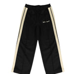Palm Angels Kids Pantalone Nero con Logo per Bambini